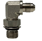 JIC 6 Male X SAE 8 Male 90 Degree Elbow 6801 06 08 Adapter 9 6801 6 8 - Foto 9